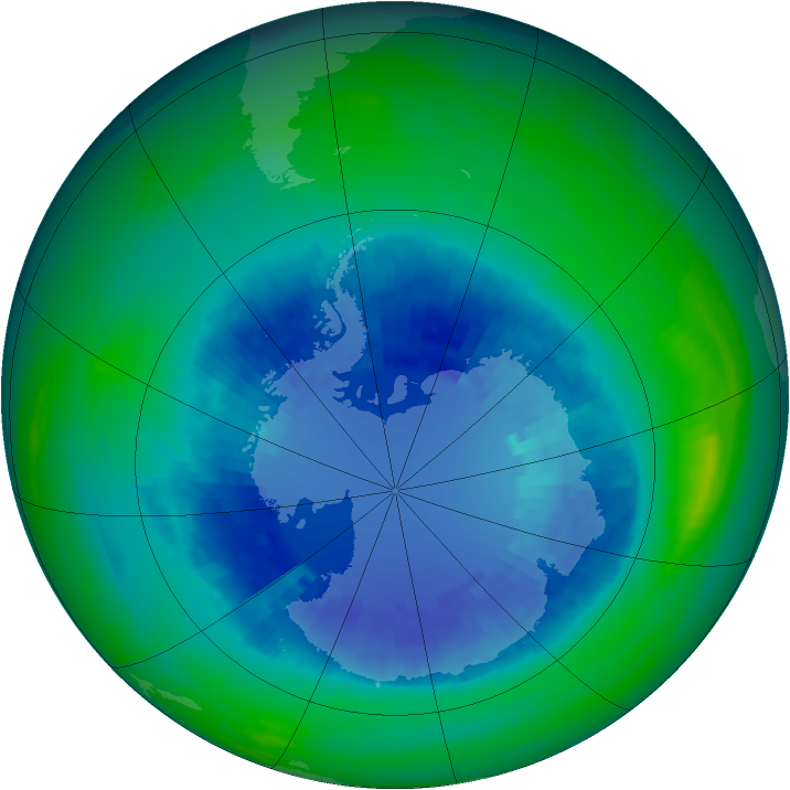Ozone Map 1987-09-03